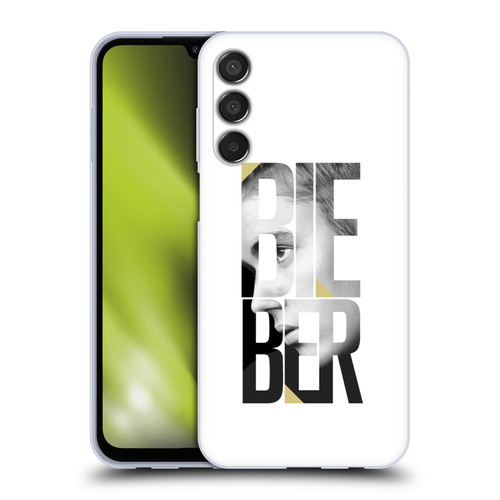Justin Bieber Purpose B&w Mirror Calendar Text Soft Gel Case for Samsung Galaxy M15/F15 5G