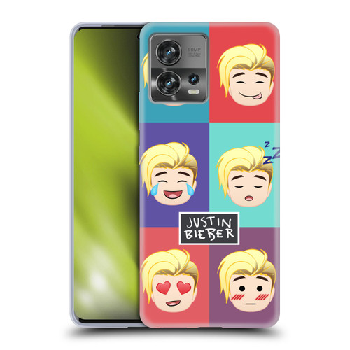 Justin Bieber Justmojis Cute Faces Soft Gel Case for Motorola Moto Edge 30 Fusion