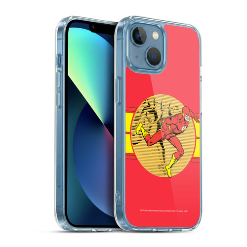 The Flash DC Comics Vintage Fast Soft Gel Case for Apple iPhone 13 Mini & MagSafe