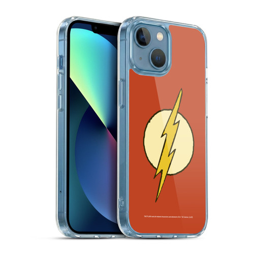 The Flash DC Comics Vintage Logo Soft Gel Case for Apple iPhone 13 Mini & MagSafe