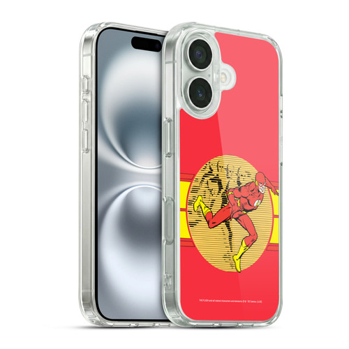 The Flash DC Comics Vintage Fast Soft Gel Case for Apple iPhone 16 & MagSafe