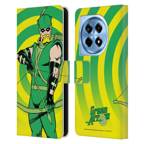 Justice League DC Comics Green Arrow Comic Art Classic Leather Book Wallet Case Cover For OnePlus 12R