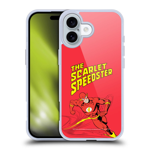 The Flash DC Comics Vintage Scarlet Speedster Soft Gel Case for Apple iPhone 16