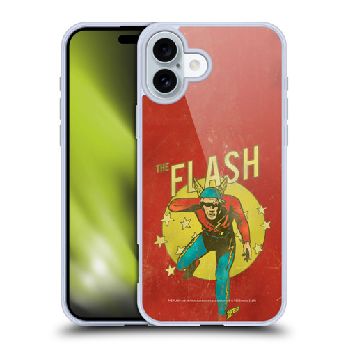 The Flash DC Comics Vintage Jay Garrick Soft Gel Case for Apple iPhone 16 Plus