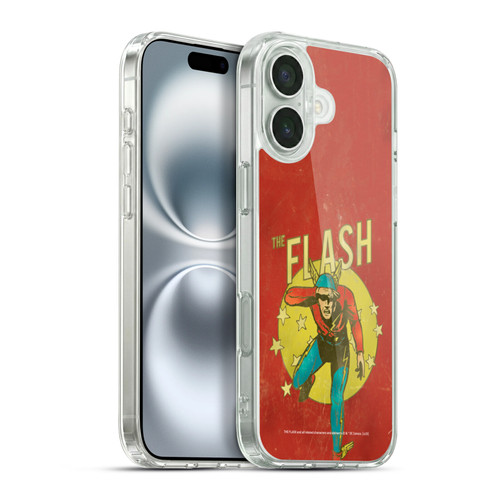 The Flash DC Comics Vintage Jay Garrick Soft Gel Case for Apple iPhone 16 Plus & MagSafe
