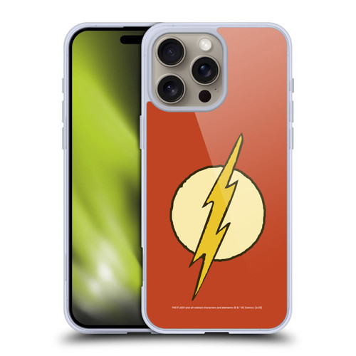 The Flash DC Comics Vintage Logo Soft Gel Case for Apple iPhone 16 Pro Max