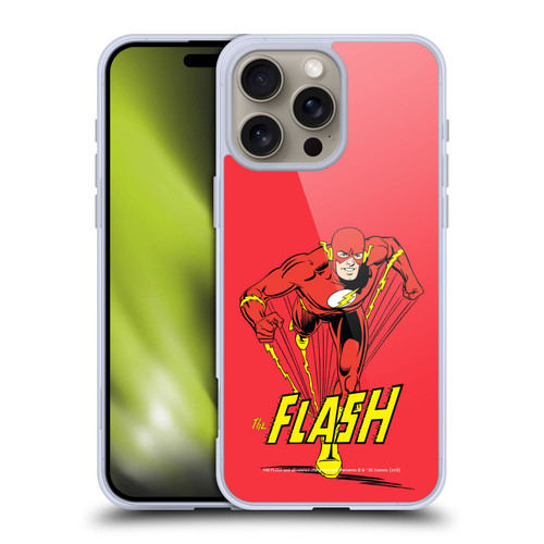 The Flash DC Comics Vintage Speedster Soft Gel Case for Apple iPhone 16 Pro Max