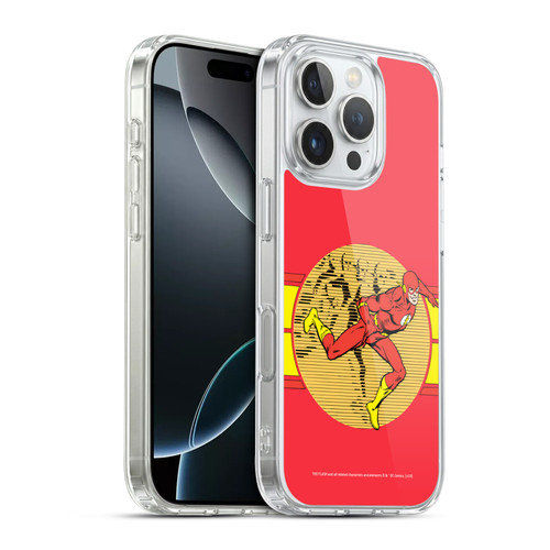 The Flash DC Comics Vintage Fast Soft Gel Case for Apple iPhone 16 Pro & MagSafe