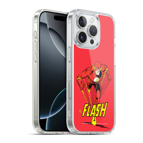 The Flash DC Comics Vintage Speedster Soft Gel Case for Apple iPhone 16 Pro & MagSafe