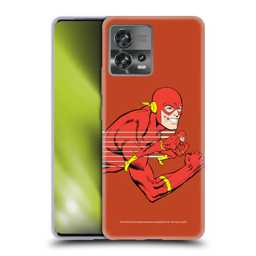 The Flash DC Comics Vintage Double Soft Gel Case for Motorola Moto Edge 30 Fusion