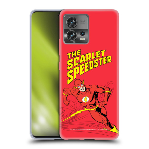 The Flash DC Comics Vintage Scarlet Speedster Soft Gel Case for Motorola Moto Edge 30 Fusion