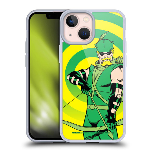 Justice League DC Comics Green Arrow Comic Art Classic Soft Gel Case for Apple iPhone 13 Mini