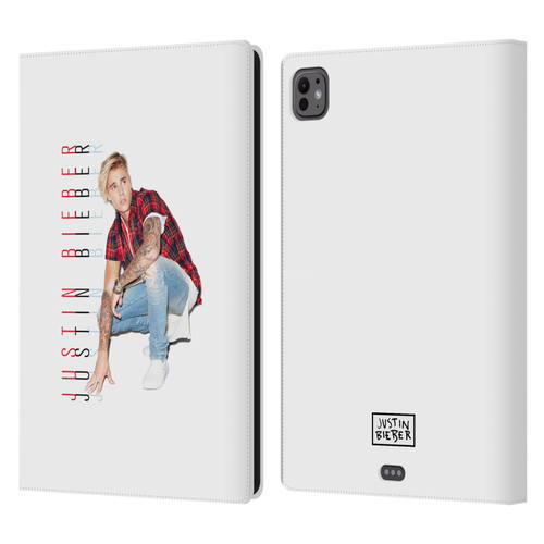 Justin Bieber Purpose Calendar Photo And Text Leather Book Wallet Case Cover For Apple iPad Pro 11 M4 2024