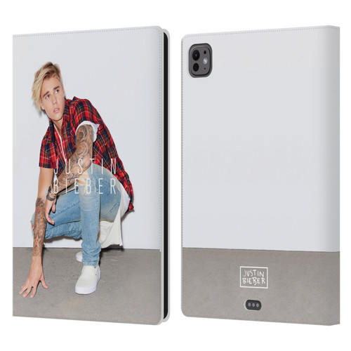 Justin Bieber Purpose Calendar Photo Leather Book Wallet Case Cover For Apple iPad Pro 11 M4 2024