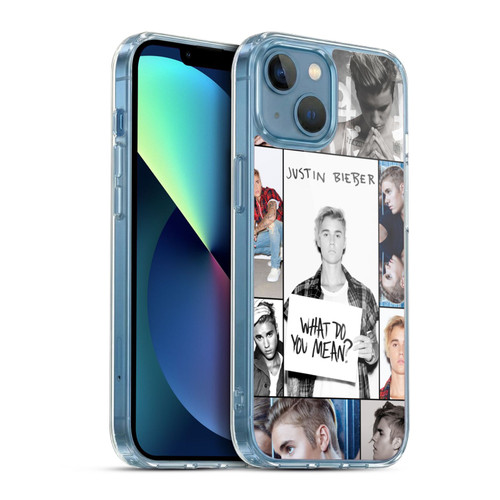 Justin Bieber Purpose Grid Poster Soft Gel Case for Apple iPhone 13 Mini & MagSafe