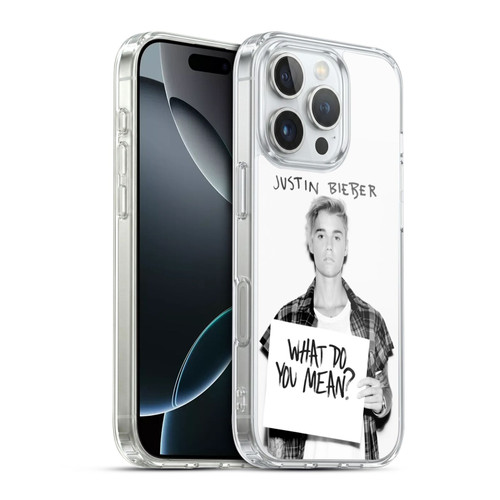 Justin Bieber Purpose What Do You Mean Photo Soft Gel Case for Apple iPhone 16 Pro & MagSafe