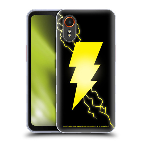 Justice League DC Comics Shazam Black Adam Classic Logo Soft Gel Case for Samsung Galaxy Xcover7 5G