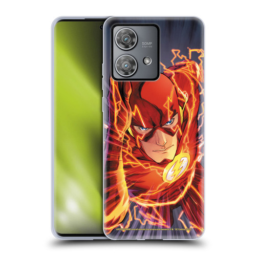 Justice League DC Comics The Flash Comic Book Cover Vol 1 Move Forward Soft Gel Case for Motorola Edge 40 Neo 5G