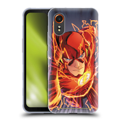 Justice League DC Comics The Flash Comic Book Cover Vol 1 Move Forward Soft Gel Case for Samsung Galaxy Xcover7 5G