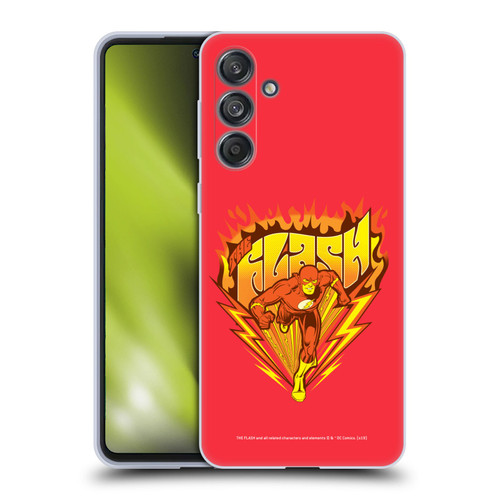 The Flash DC Comics Vintage Fastest Man Soft Gel Case for Samsung Galaxy M55 5G