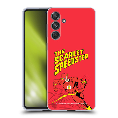 The Flash DC Comics Vintage Scarlet Speedster Soft Gel Case for Samsung Galaxy M55 5G