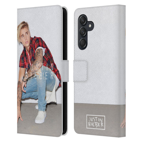 Justin Bieber Purpose Calendar Photo Leather Book Wallet Case Cover For Samsung Galaxy M55 5G
