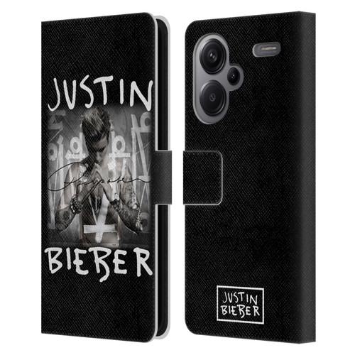 Justin Bieber Purpose Album Cover Leather Book Wallet Case Cover For Xiaomi Redmi Note 13 Pro Plus 5G