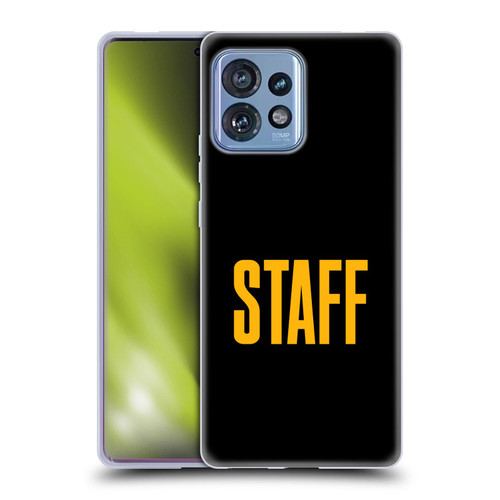 Justin Bieber Tour Merchandise Staff Soft Gel Case for Motorola Moto Edge 40 Pro