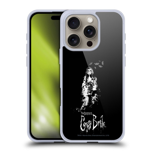 Corpse Bride Key Art Emily Splatters Soft Gel Case for Apple iPhone 16 Pro & MagSafe