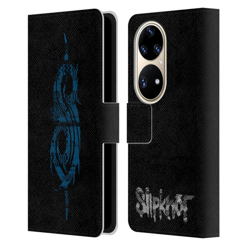 Slipknot We Are Not Your Kind Glitch Logo Leather Book Wallet Case Cover For Huawei P50 Pro