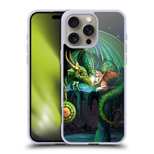 Rose Khan Dragons Green Time Soft Gel Case for Apple iPhone 16 Pro Max