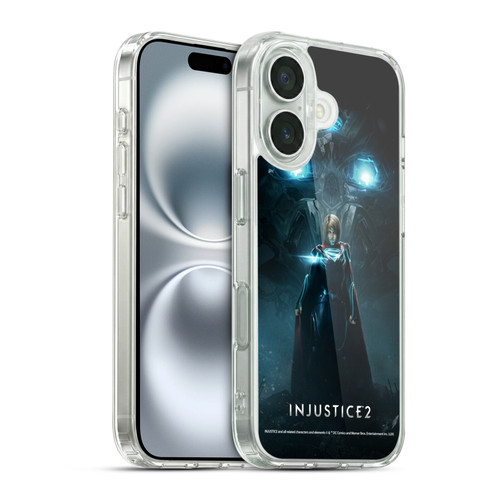 Injustice 2 Characters Supergirl Soft Gel Case for Apple iPhone 16 & MagSafe