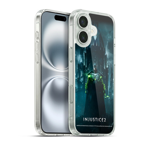 Injustice 2 Characters Batman Soft Gel Case for Apple iPhone 16 Plus & MagSafe