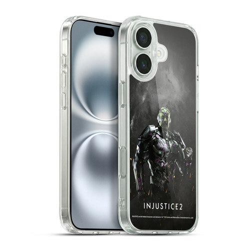 Injustice 2 Characters Brainiac Soft Gel Case for Apple iPhone 16 Plus & MagSafe