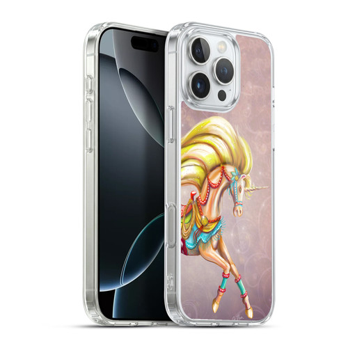 Rose Khan Unicorns Western Palomino Soft Gel Case for Apple iPhone 16 Pro Max & MagSafe