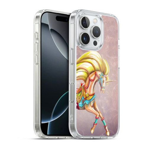 Rose Khan Unicorns Western Palomino Soft Gel Case for Apple iPhone 16 Pro & MagSafe