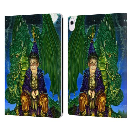 Ed Beard Jr Dragon Friendship Oops Said Leather Book Wallet Case Cover For Apple iPad Air 13 2024
