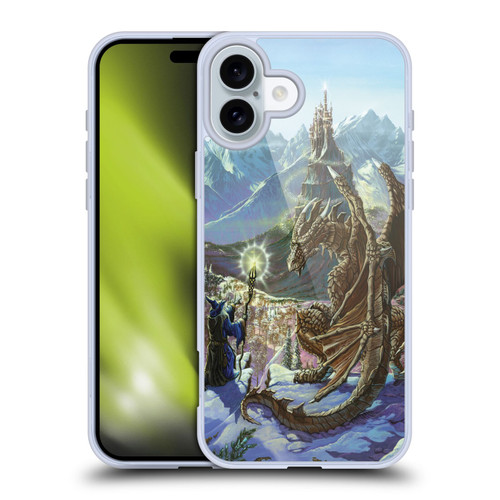 Ed Beard Jr Dragon Friendship Encounter Soft Gel Case for Apple iPhone 16 Plus & MagSafe