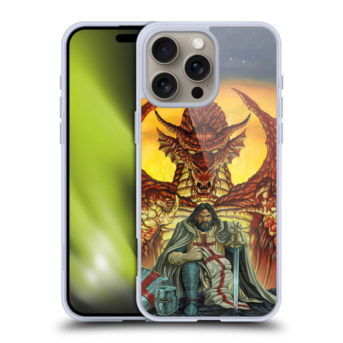 Ed Beard Jr Dragon Friendship Knight Templar Soft Gel Case for Apple iPhone 16 Pro Max & MagSafe
