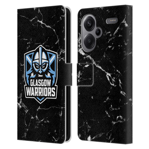 Glasgow Warriors Logo 2 Marble Leather Book Wallet Case Cover For Xiaomi Redmi Note 13 Pro Plus 5G
