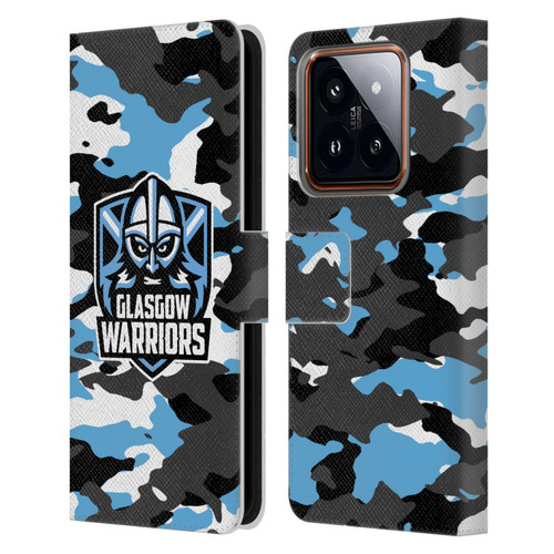 Glasgow Warriors Logo 2 Camouflage Leather Book Wallet Case Cover For Xiaomi 14