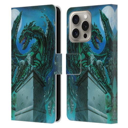 Ed Beard Jr Dragons The Awakening Leather Book Wallet Case Cover For Apple iPhone 16 Pro