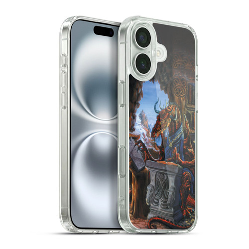 Ed Beard Jr Dragons Ancient Scholar Soft Gel Case for Apple iPhone 16 Plus & MagSafe