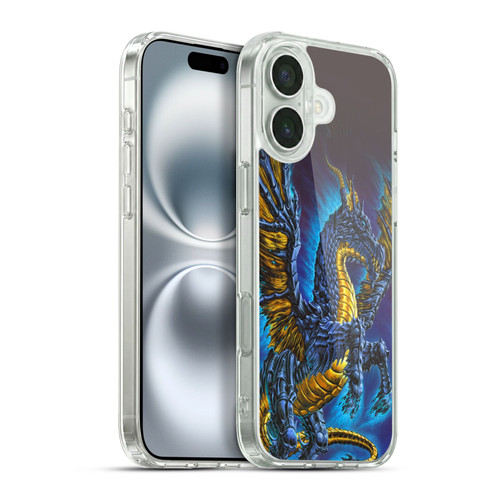 Ed Beard Jr Dragons Mare Soft Gel Case for Apple iPhone 16 Plus & MagSafe
