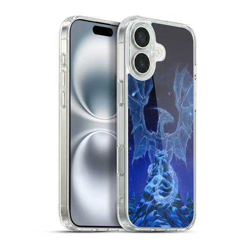 Ed Beard Jr Dragons Winter Spirit Soft Gel Case for Apple iPhone 16 Plus & MagSafe