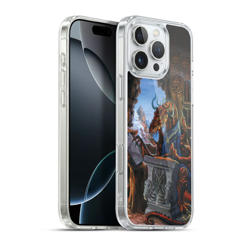 Ed Beard Jr Dragons Ancient Scholar Soft Gel Case for Apple iPhone 16 Pro Max & MagSafe