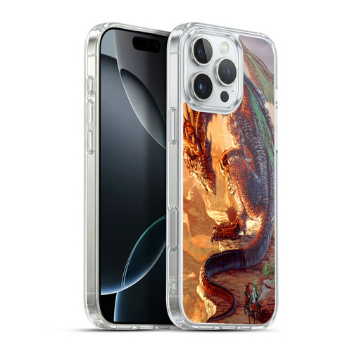 Ed Beard Jr Dragons Bravery Misplaced Soft Gel Case for Apple iPhone 16 Pro Max & MagSafe