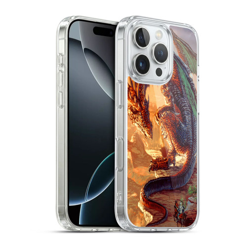 Ed Beard Jr Dragons Bravery Misplaced Soft Gel Case for Apple iPhone 16 Pro & MagSafe
