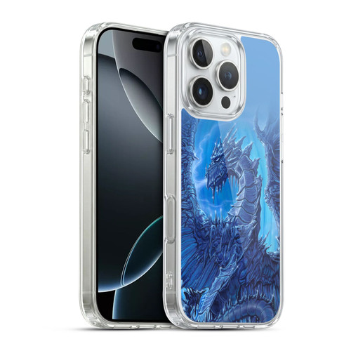 Ed Beard Jr Dragons Glacier Soft Gel Case for Apple iPhone 16 Pro & MagSafe