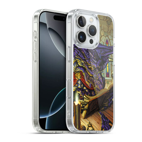 Ed Beard Jr Dragons A Good Book Soft Gel Case for Apple iPhone 16 Pro & MagSafe